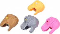Squeezable dinosaur head 9 cm