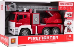 Interaktivno vatrogasno vozilo s funkcijama svjetla, zvuka i vode u mjerilu 1:12