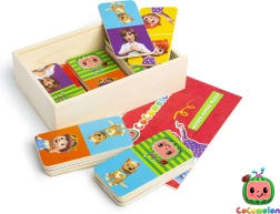 Wooden CoComelon Dominoes