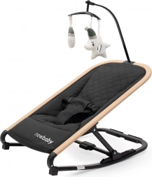 New Baby Snuggle baby rocking bouncer black