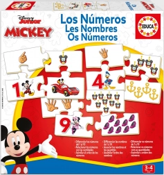Educa sestavljanka Mickey in prijatelji – štetje 10×4 koščki