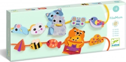 Animali in legno per infilare Djeco