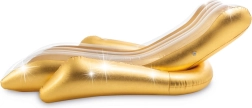 Chaise longue gonflable avec paillettes