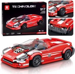 Red sports car 917 – technical building set, 355 pieces