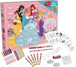 Adventski kalendar Disney Princeze – kreativni papirnati set
