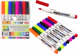 Magické vodní fixy – 8 barev pro kreslení na vodě, skle a tabulích