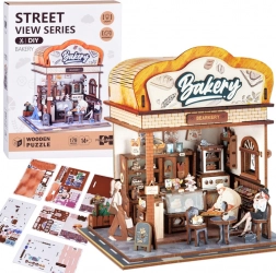 Wooden 3D Puzzle Bakery with Light, 179 Pieces