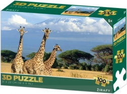 Puzzle 3D giraffe – 100 pezzi