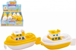 Bateau à remontoir en plastique pour le bain 15 cm