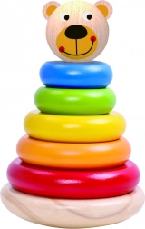 Tour empilable en bois Ours