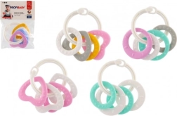 Teething Set with Colorful Plastic Rings