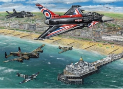 Airshow over Eastbourne 1000-piece Puzzle GIBSONS