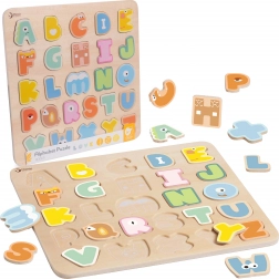 Classic World Wooden Montessori ABC Puzzle 27 pcs