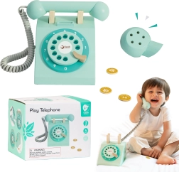 Wooden retro phone for kids CLASSIC WORLD