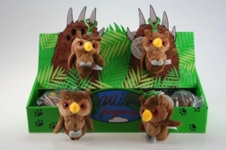 Porte-clés chouette en peluche