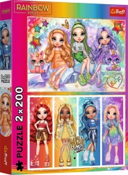 puzzle 2x200 – RAINBOW HIGH rainbow dolls