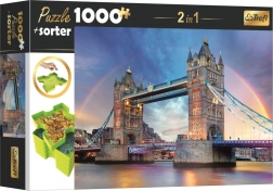 Trefl puzzle Tower Bridge London 1000 pieces with sorter