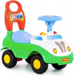 Løbecykel/bil med ryglæn og lyd