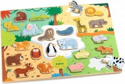 Puzzle in legno Animali per bambini