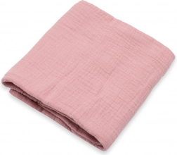 NEW BABY muslin baby blanket, pink