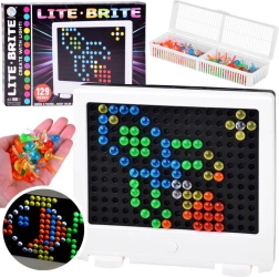 Lightboard with Colored Pegs for Kids