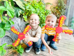 Foam boomerang for sports games