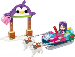 Qman Cherry vlečne sani z Aljaske gradbeni set