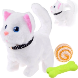 Interactive Plush Kitten – walks, meows, and wags its tail