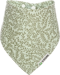 T-TOMI BIO muślinowy śliniaczek Mint Leafs