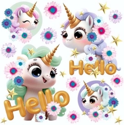 iron-on images Pony World – set 15 × 21 cm