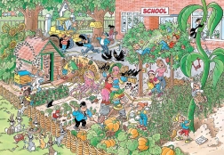 JUMBO Puzzle Jan van Haasteren Junior 18 Giardino Scolastico 360 pezzi