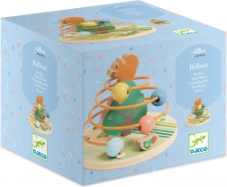 Gioco di intreccio in legno RollNut di DJECO