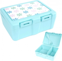 Snídaňový box se 2 přihrádkami a sporkem 1 l