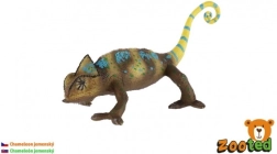 Plastic model of a Veiled Chameleon 18 cm