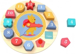 Wooden Clock with Disney Themes