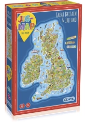 Educational Puzzle Map of Great Britain and Ireland 150 Pieces