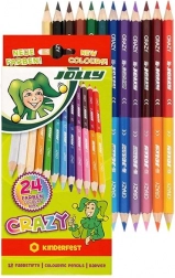 Double-Sided Crazy Crayons 12 Colors