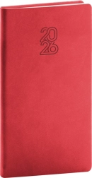 Žepni dnevnik 2026 rdeč