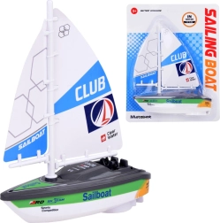 Bunte Segeljacht für Wasser mit Batteriebetrieb – Bunt