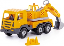 Plastic excavator Auto Prestige 43 cm – rotating arm and mechanical bucket