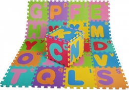 Foam-puzzel alfabet voor kinderen 3+ van EVA-schuim – hoofd- en kleine letters, speelmat voor op de vloer