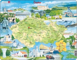 Puzzle Larsen monumenti della Repubblica Ceca 78 pezzi