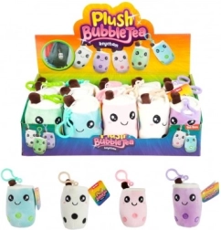 Plush Bubble Tea Keychain with Clip