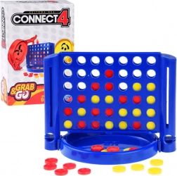 cestovná strategická hra connect 4 mini