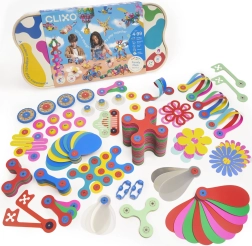 Clixo Family Party – costruzioni magnetiche flessibili, 150 pezzi