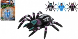 Üvegen mászó műanyag pók 8 cm