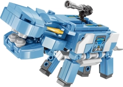 Qman Crystal Hippo – robotic hippo building set