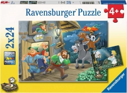 Ravensburger bajkovite puzzle 2x24 dijelova
