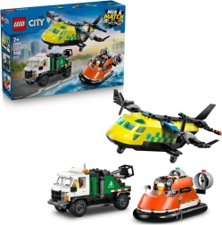 LEGO City Remix: zrakoplov, servisno vozilo i hovercraft