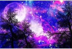 Dijastersko slikanje Ljubičasto nebo 30x40 cm